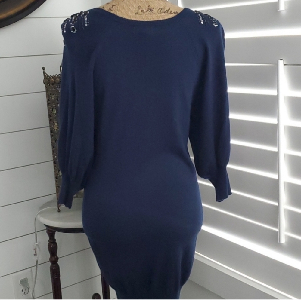 Bisou Bisou Jeweled Sweater Dress - Picture 4 of 9
